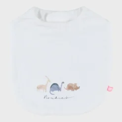 Set van 3 slabbetjes mousseline Bio Dinos 1-12m