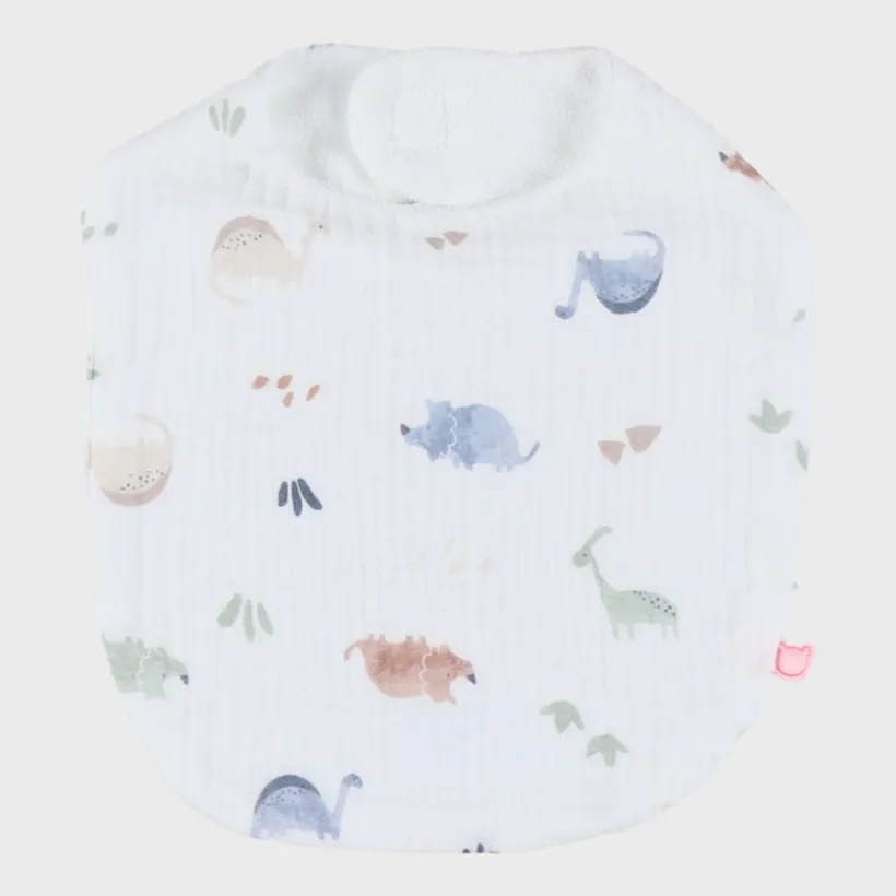 Set van 3 slabbetjes mousseline Bio Dinos 1-12m