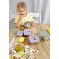Set van 3 Snackdoosjes Inox Happy Fruit Cherry