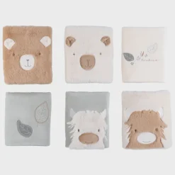 Set van 6 spijlenbeschermers voor babybed en park Fluffy,Orso&Lily