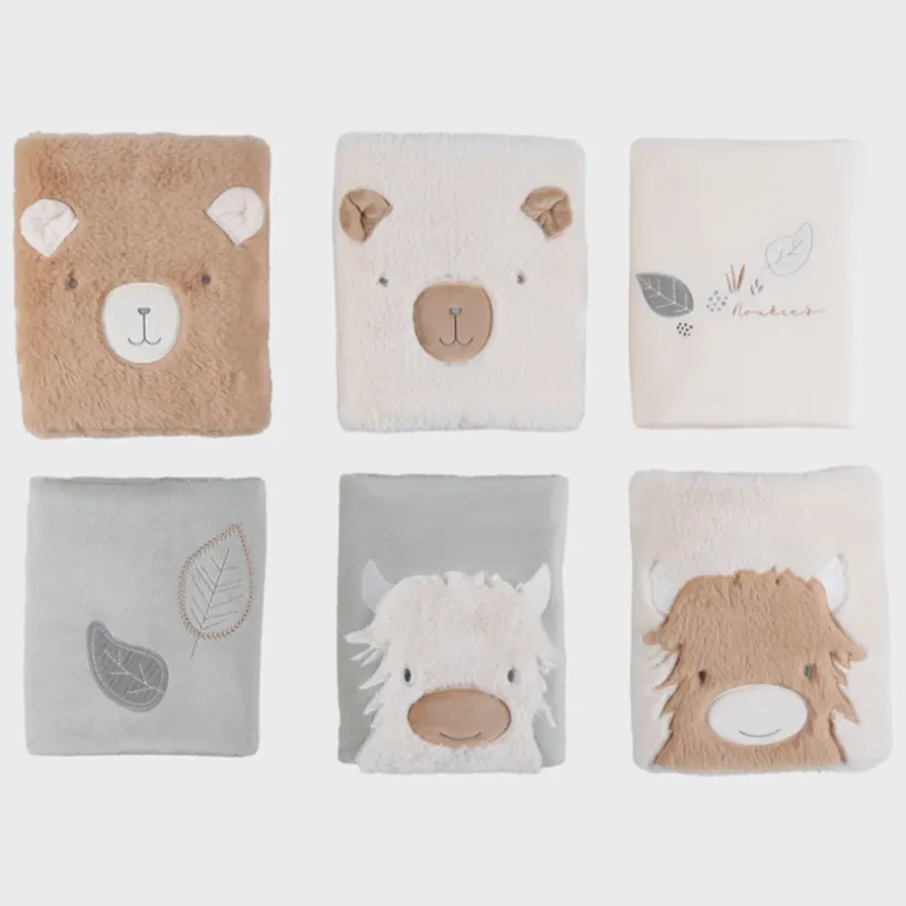 Set van 6 spijlenbeschermers voor babybed en park Fluffy,Orso&Lily