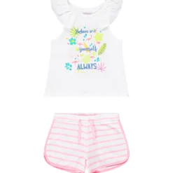 Set van strandtop + short meisjes