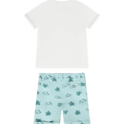 Set van 2 stukken in jersey print Hawaii voor baby jongen