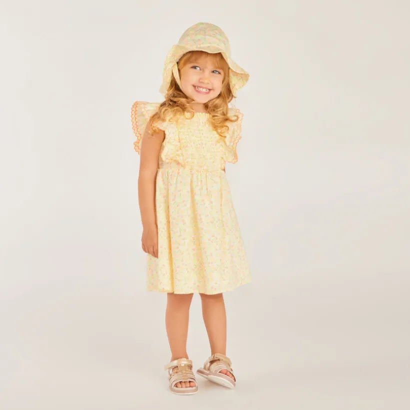Set van 2 stukken, jurk + bloemenprint charlotte voor babymeisjes