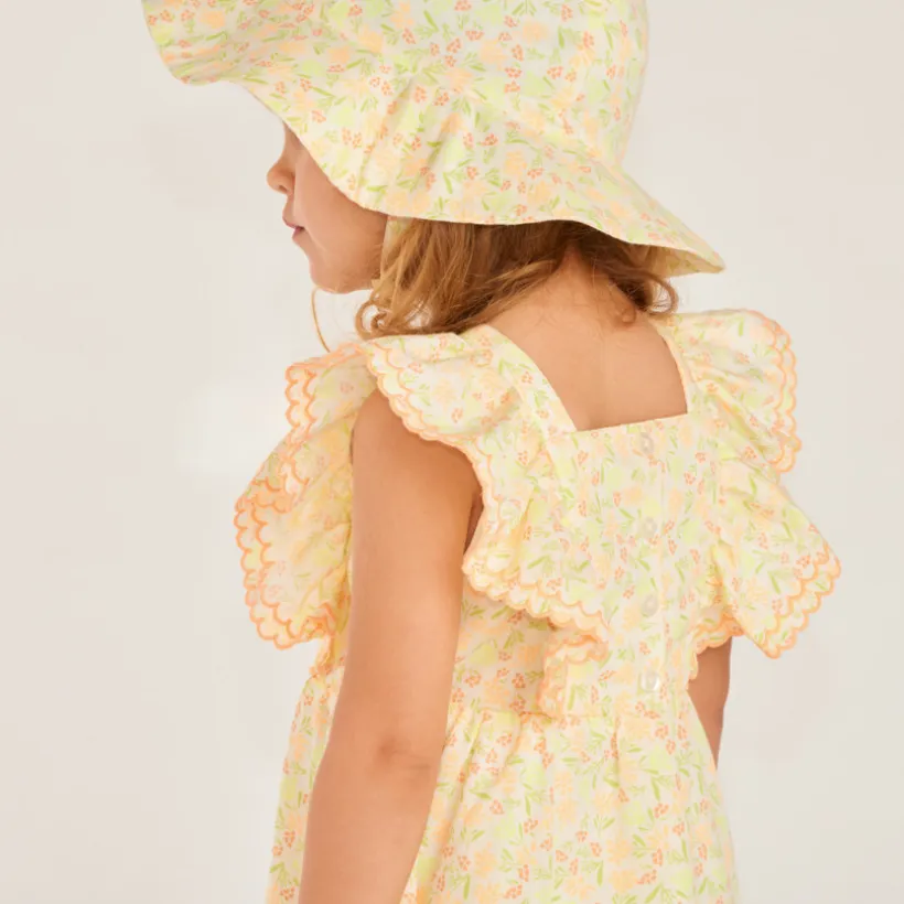 Set van 2 stukken, jurk + bloemenprint charlotte voor babymeisjes