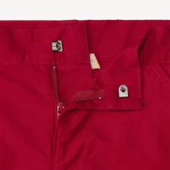 Set van 2 stukken met overhemd met kerstprint jongens en korte rode broek