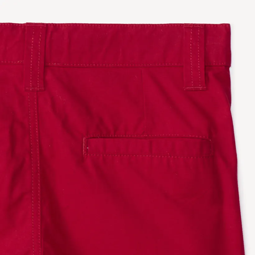 Set van 2 stukken met overhemd met kerstprint jongens en korte rode broek