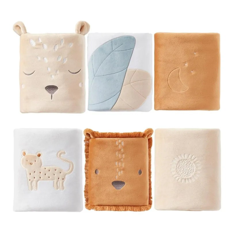 Set van 6 stuks - Hoofdbeschermers - Bed & Park - Meerkleurig B&K
