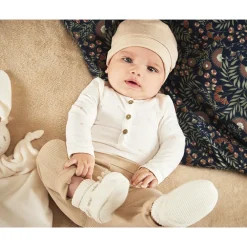 Set van 3 stuks in jersey en honingraat voor baby