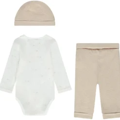 Set van 3 stuks in jersey en honingraat voor baby