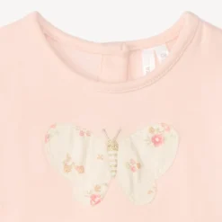 Set van 2 stuks jurk met 2-in-1 effect en legging voor babymeisje