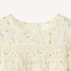 Set van 3 stuks met bloemenprint tuniek voor babymeisje