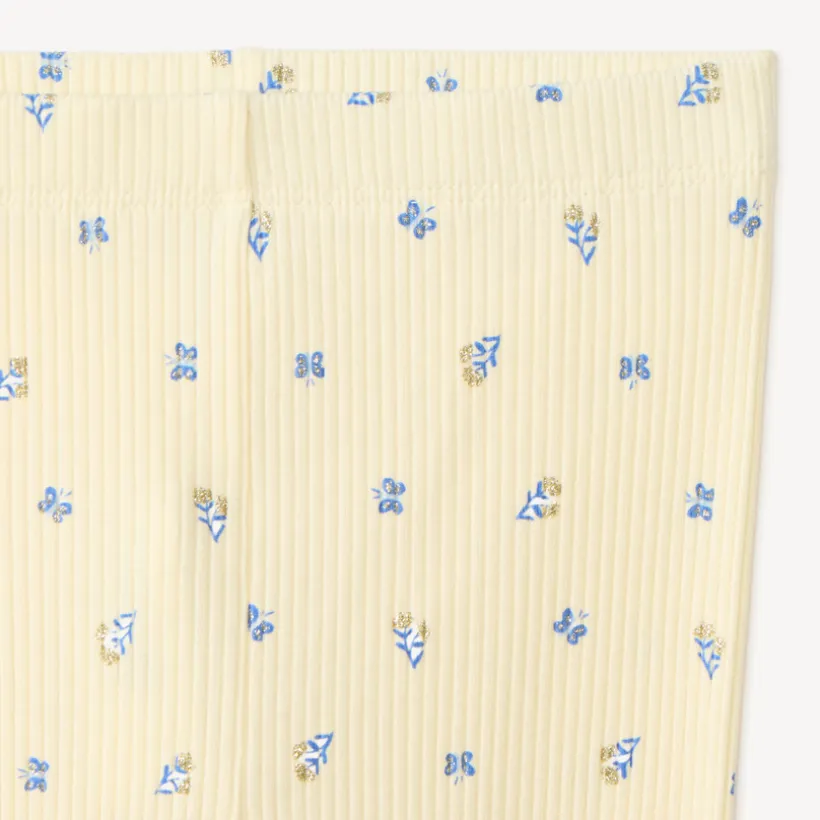 Set van sweater + legging met vlinderprint en pailletten voor babymeisjes