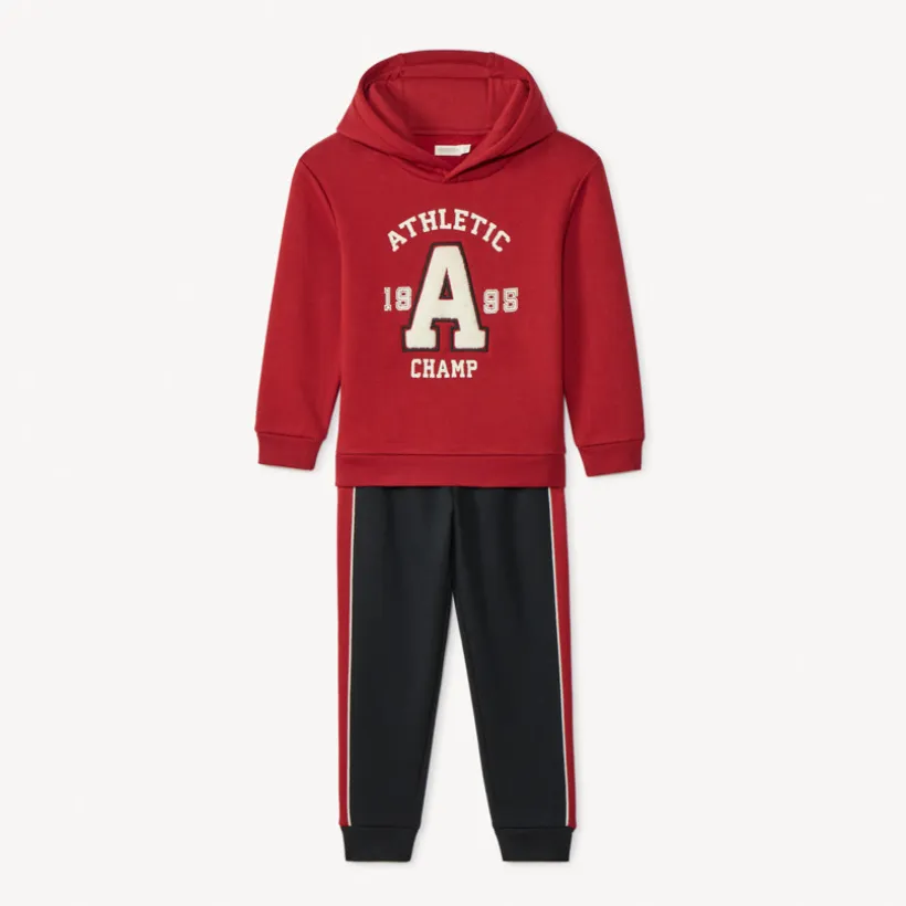 Set van sweatshirt met kap en joggingbroek jongens