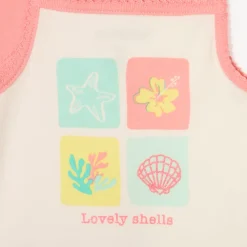 Set van 5 tanktops met strandmotieven voor babymeisjes