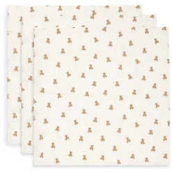 Set van 3 Tetradoeken Hyrdofiel 70x70cm Mini Teddy Bear