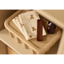 Set van 3 Tetradoeken Hyrdofiel 70x70cm Mini Teddy Bear