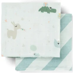 Set van 2 tetradoeken 65x65cm Celebration Blauw