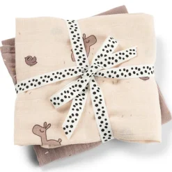 Set van 2 tetradoeken 65x65cm Lalee Rose