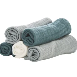 Set van 5 tetra handdoeken 25 x 25 cm