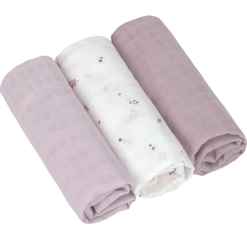 Set van 3 tetra luiers 80x80cm Berries