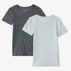 Set van 2 thermische shirtjes met korte mouwen jongens