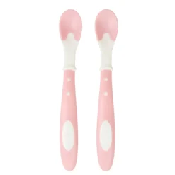 Set van 2 thermosensitieve lepels Miamix - Roze