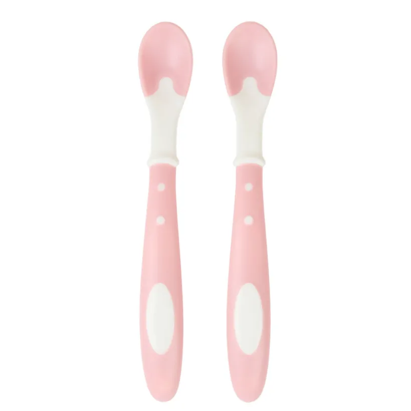 Set van 2 thermosensitieve lepels Miamix - Roze