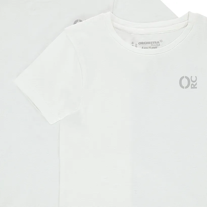 Set van 2 t-shirts in effen kato onderhemd