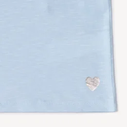 Set van 3 T-shirts met korte mouwen en hartprint meisjes