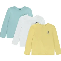 Set van 3 t-shirts met lange mouwen en print jongens