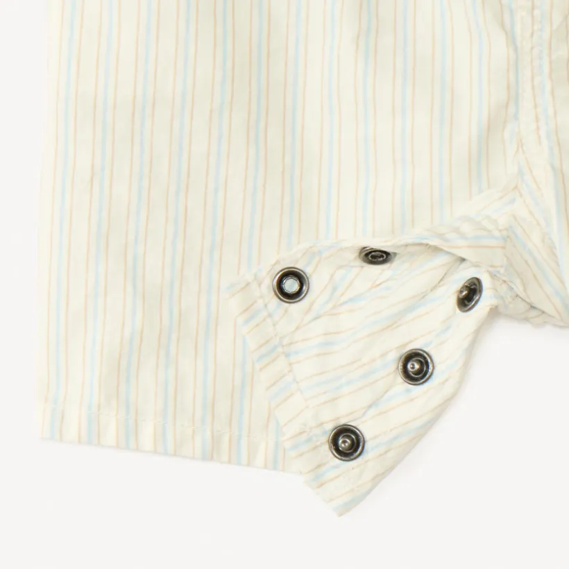 Set van tuinbroek en korte mouwen shirt in effen kleur voor baby jongen