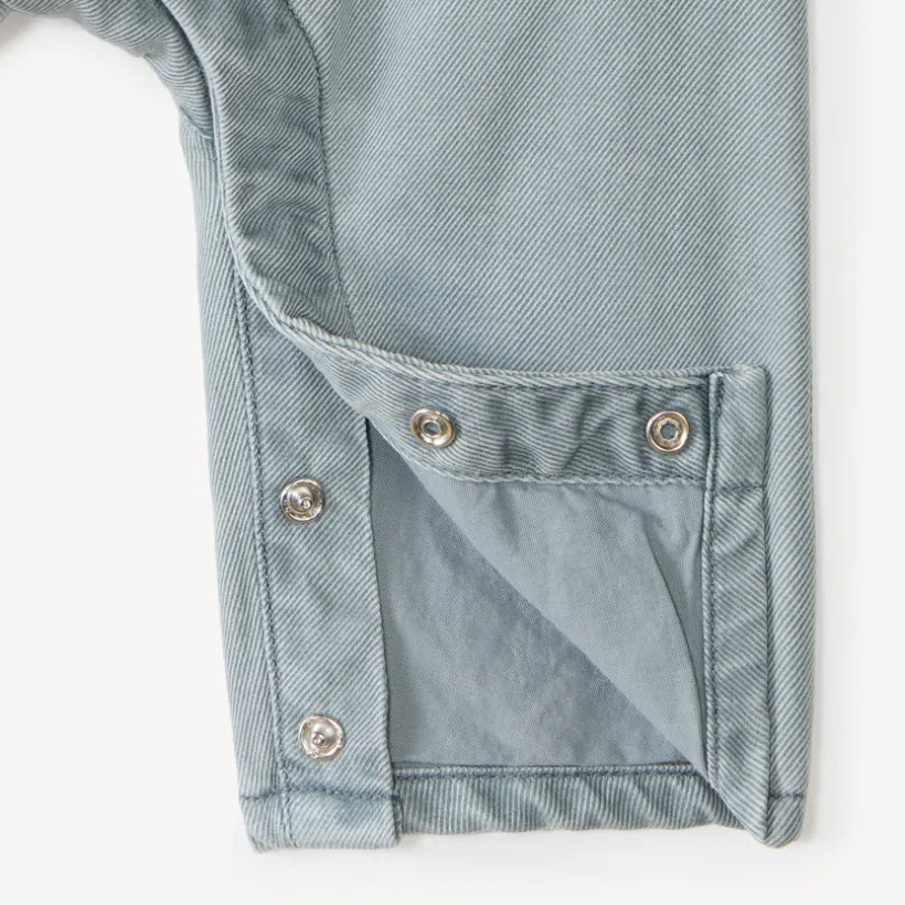 Set van tuinbroek en t-shirt voor babyjongens met robotmotieven