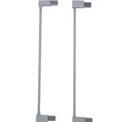 Set van 2 uitbreidingen voor Optiwood / Optimétal 2.0 hek - Grijs