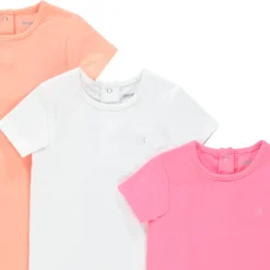 Set van 3 uniseks bodies met korte mouwen meisjes