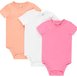 Set van 3 uniseks bodies met korte mouwen meisjes