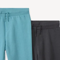 Set van 2 verwisselbare joggingensembles jongens in geborsteld fleece