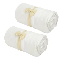 Set van 2 viskose co-sleeping matjes 50 x 90 cm