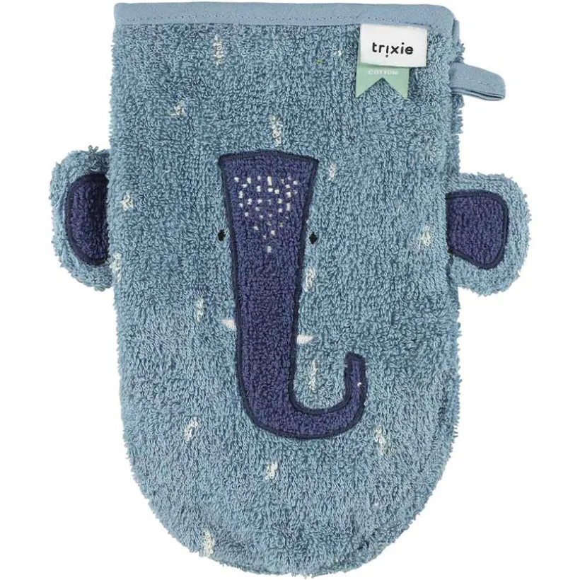Set van 2 washandjes Mr Dino - Mrs Olifant