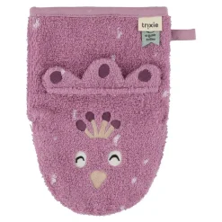 Set van 2 washandjes Mrs Cat en Mrs Peacock