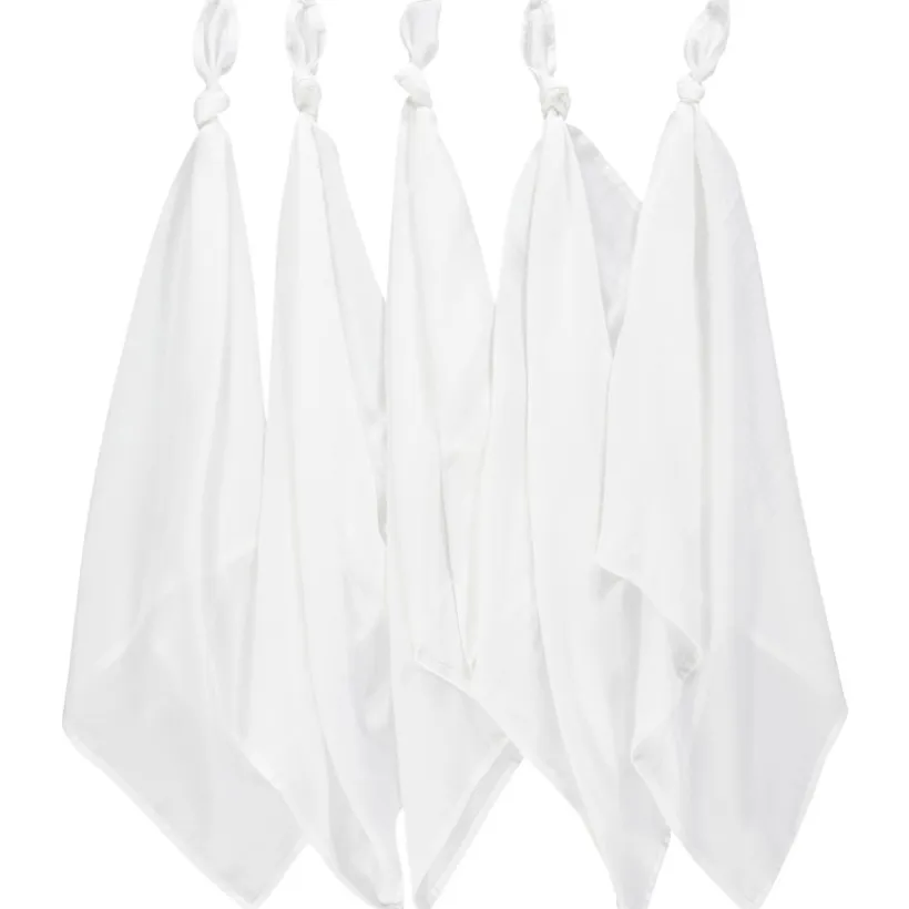 Set van 5 witte uniluiers
