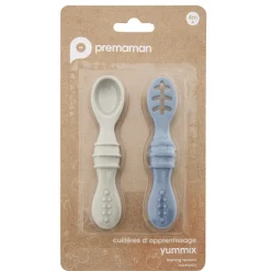 Set van 2 Yummix lepelletjes - Blauw