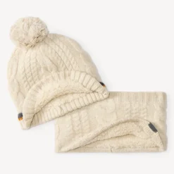 Set voor babyjongen, muts + snood van doublé micropolaire