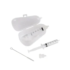 Set voor babyneusreiniger 2 spuitjes + borstel + opbergdoos