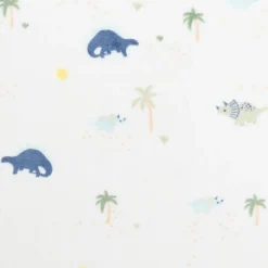 Sherpa-deken met dinosaurusprint - 80x110 cm