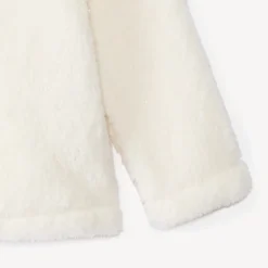 Sherpa fleecevest met kap voor babymeisje