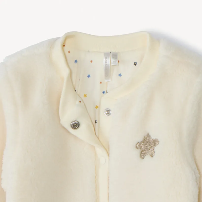Sherpajas met gouden ster voor babymeisje