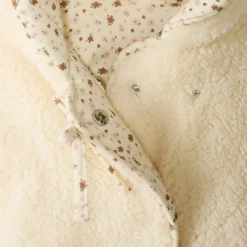 Sherpa jas voor meisjes met capuchon