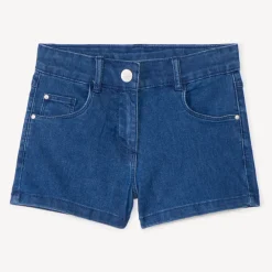Short in jeans met zakken meisjes