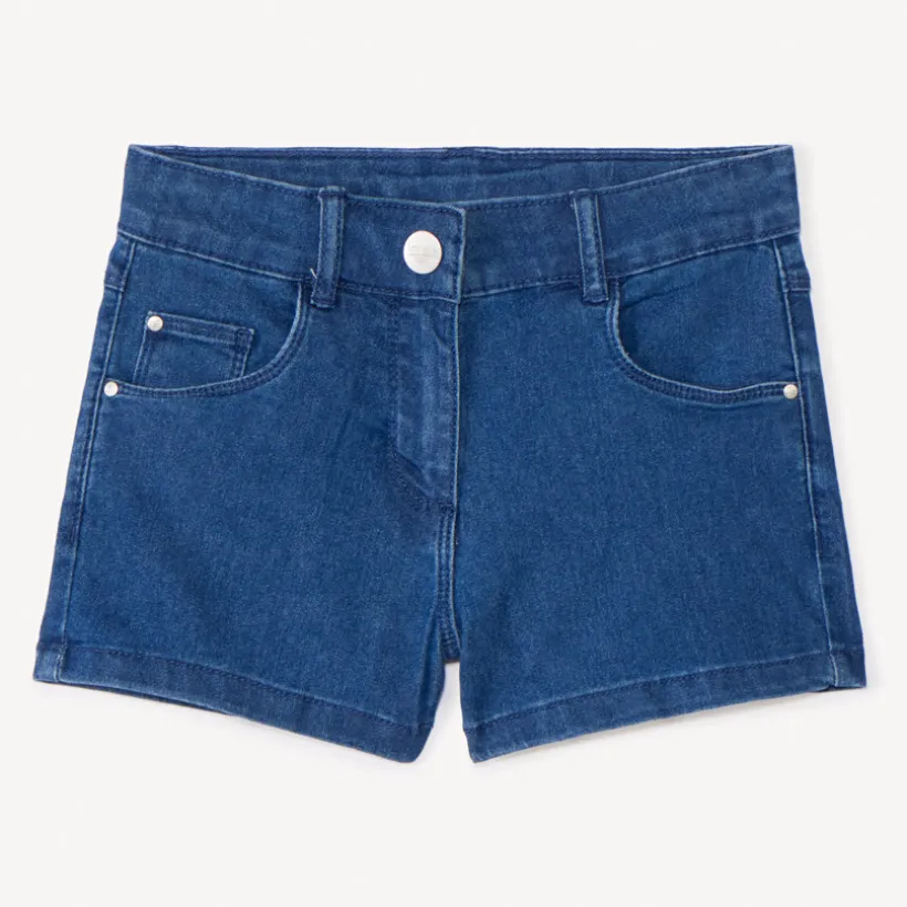 Short in jeans met zakken meisjes